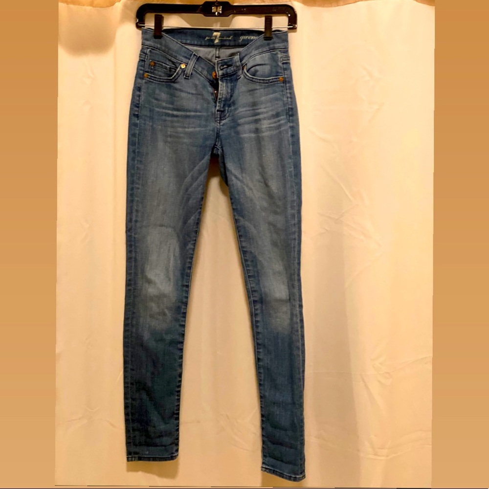 7 for all mankind gwenevere jeans sz 24